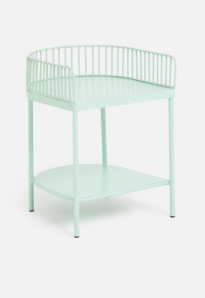 Sixth Floor - Boston metal side table - mint