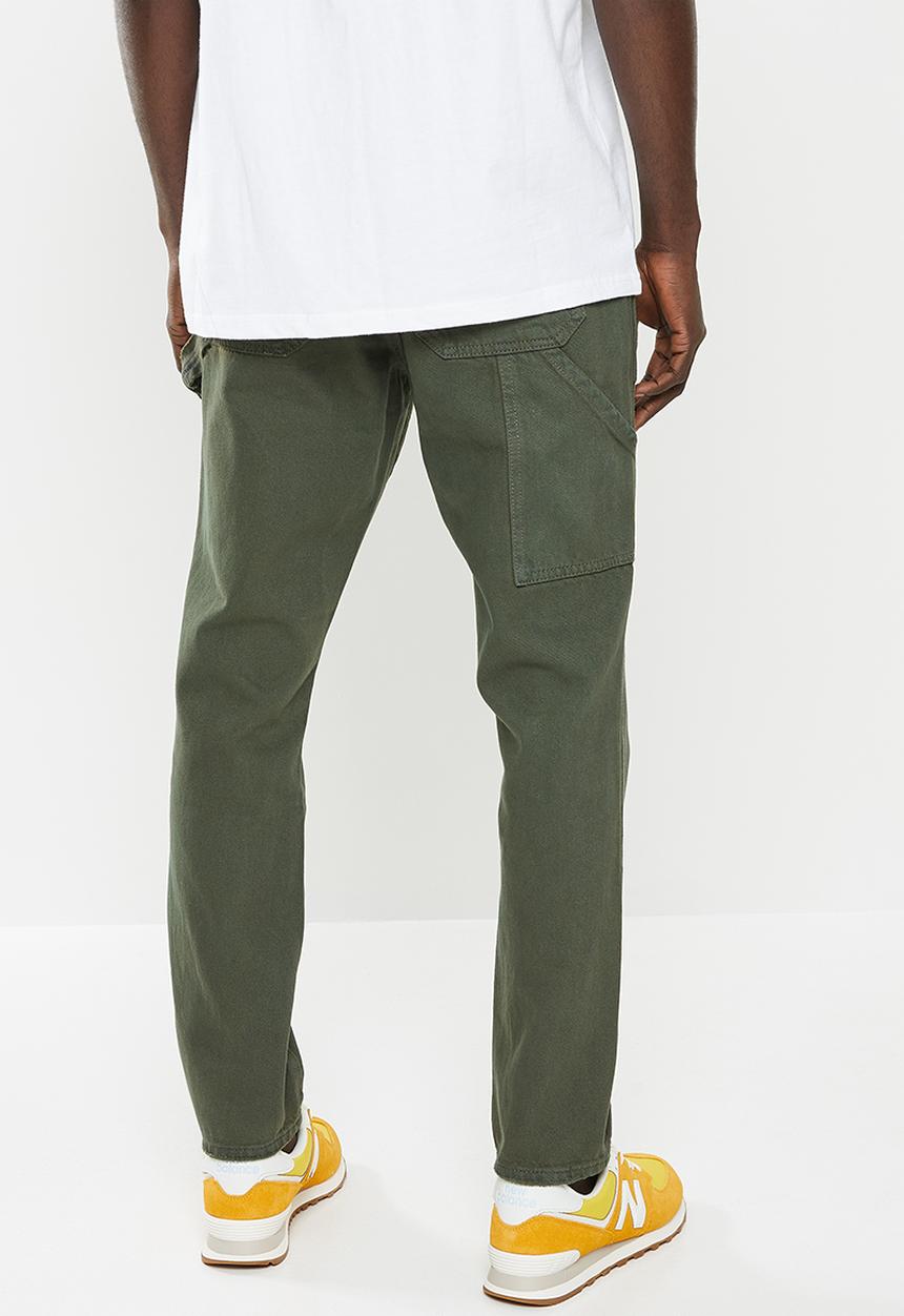 Jonathan D - Neil  painters denim jeans straight leg - forest