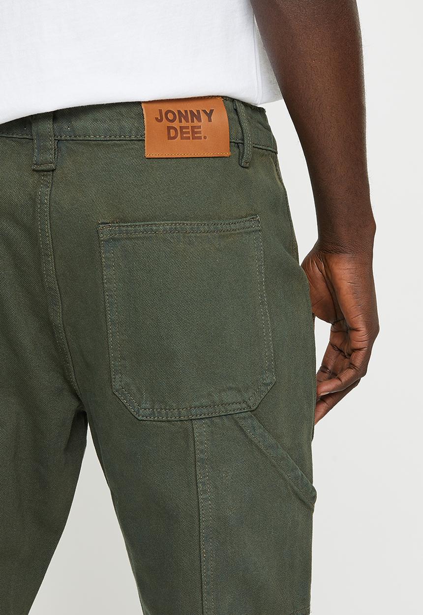 Jonathan D - Neil  painters denim jeans straight leg - forest