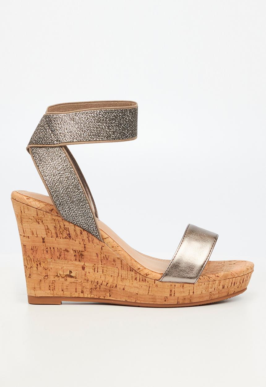 Butterfly Feet - Debra 2 wedge heel - pewter