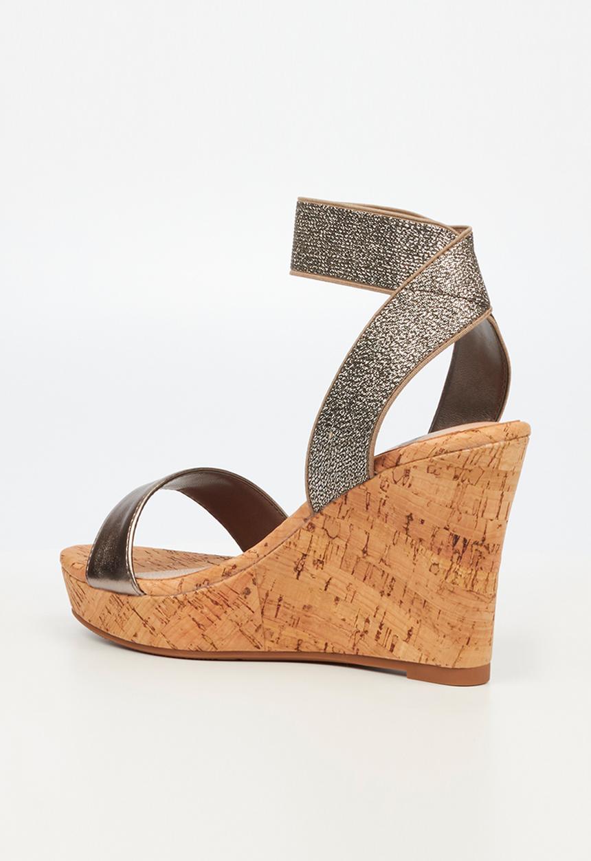 Butterfly Feet - Debra 2 wedge heel - pewter
