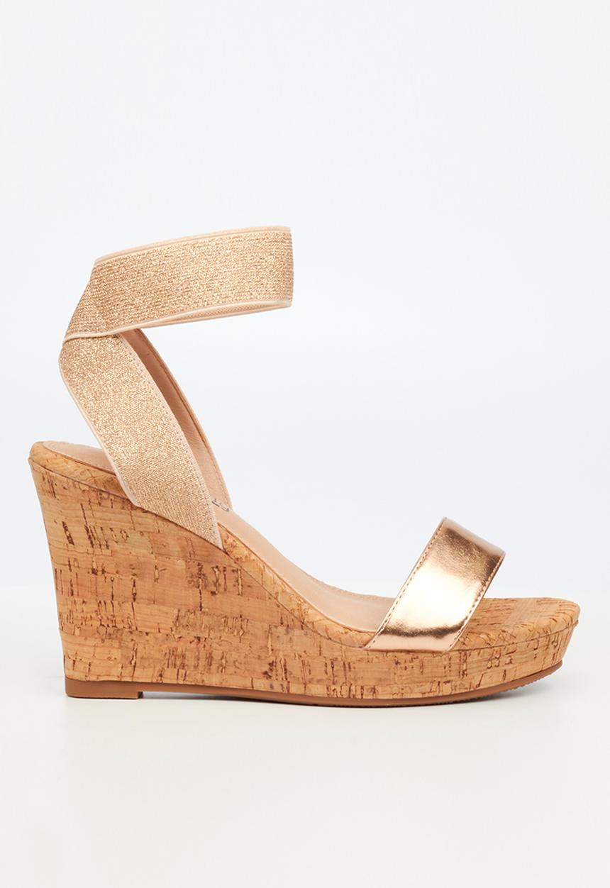 Butterfly Feet - Debra 2 wedge heel - rose gold