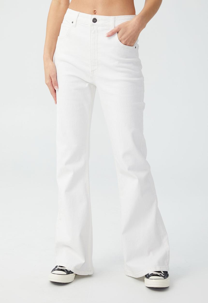 Cotton On - Original flare jean - white haven