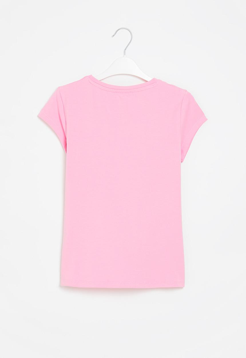 SISSY BOY - Fitted top with capped sleeves - bubblegum