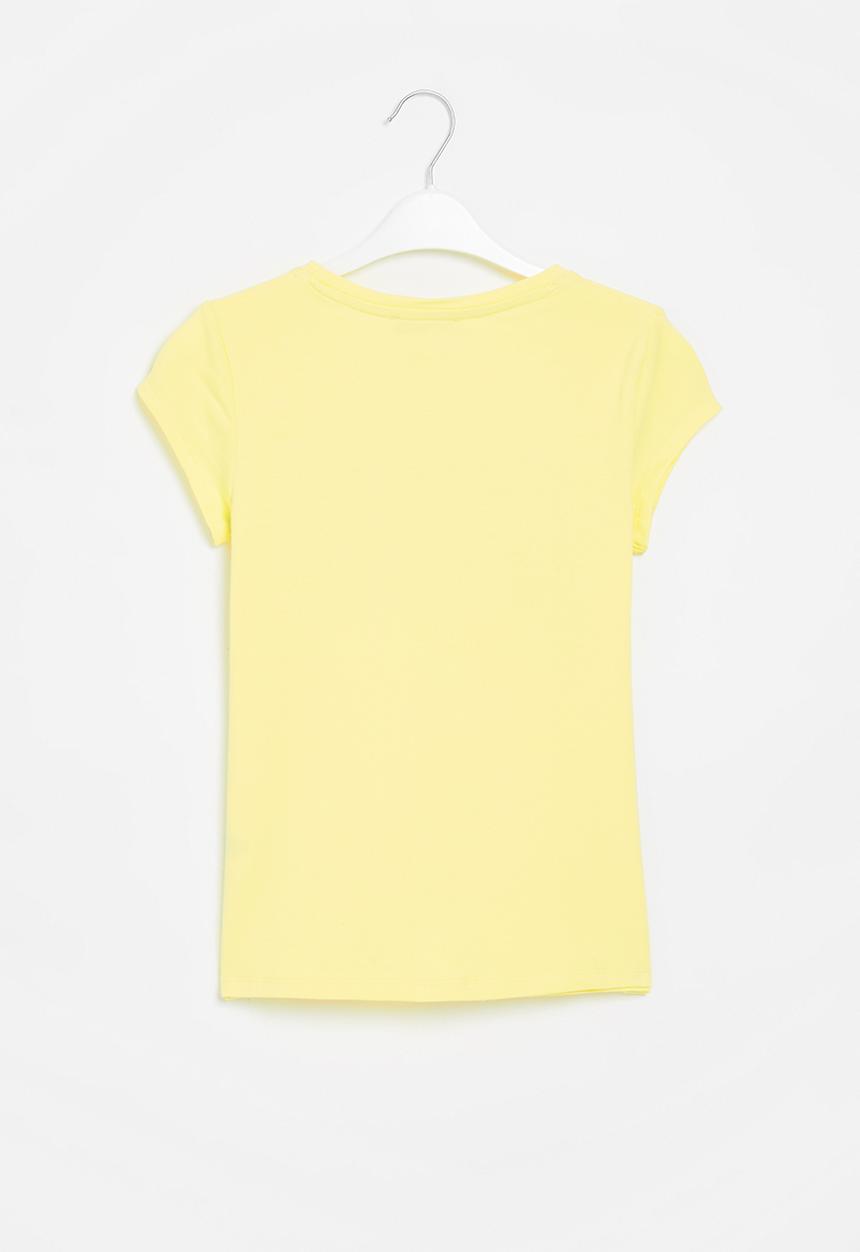 SISSY BOY - Fitted top with capped sleeves - pale yellow