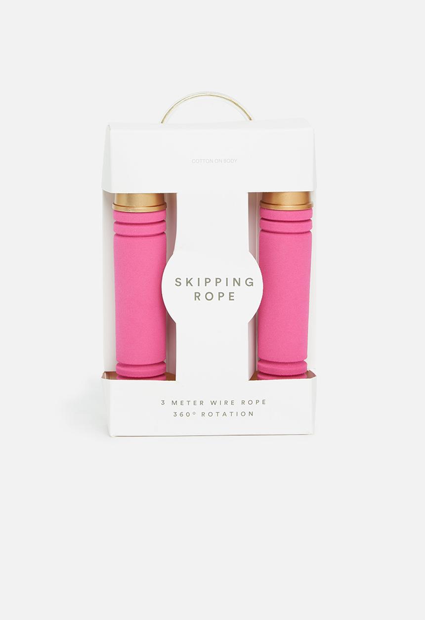 Cotton On - Sky high skipping rope - aurora pink