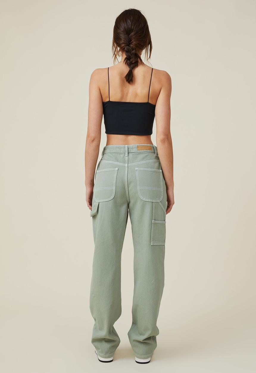 Cotton On - Carpenter jean - soft green