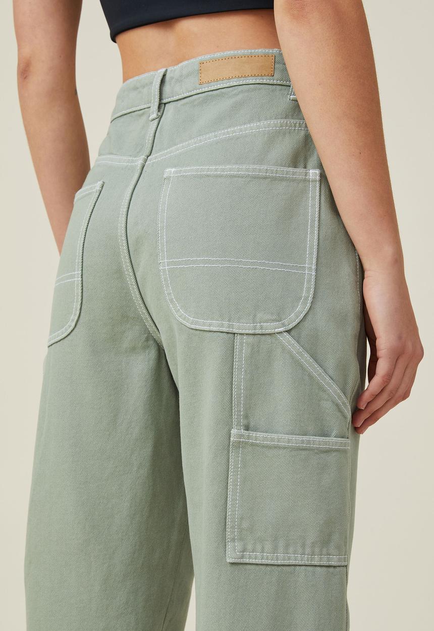 Cotton On - Carpenter jean - soft green