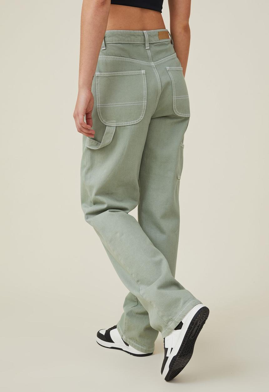 Cotton On - Carpenter jean - soft green