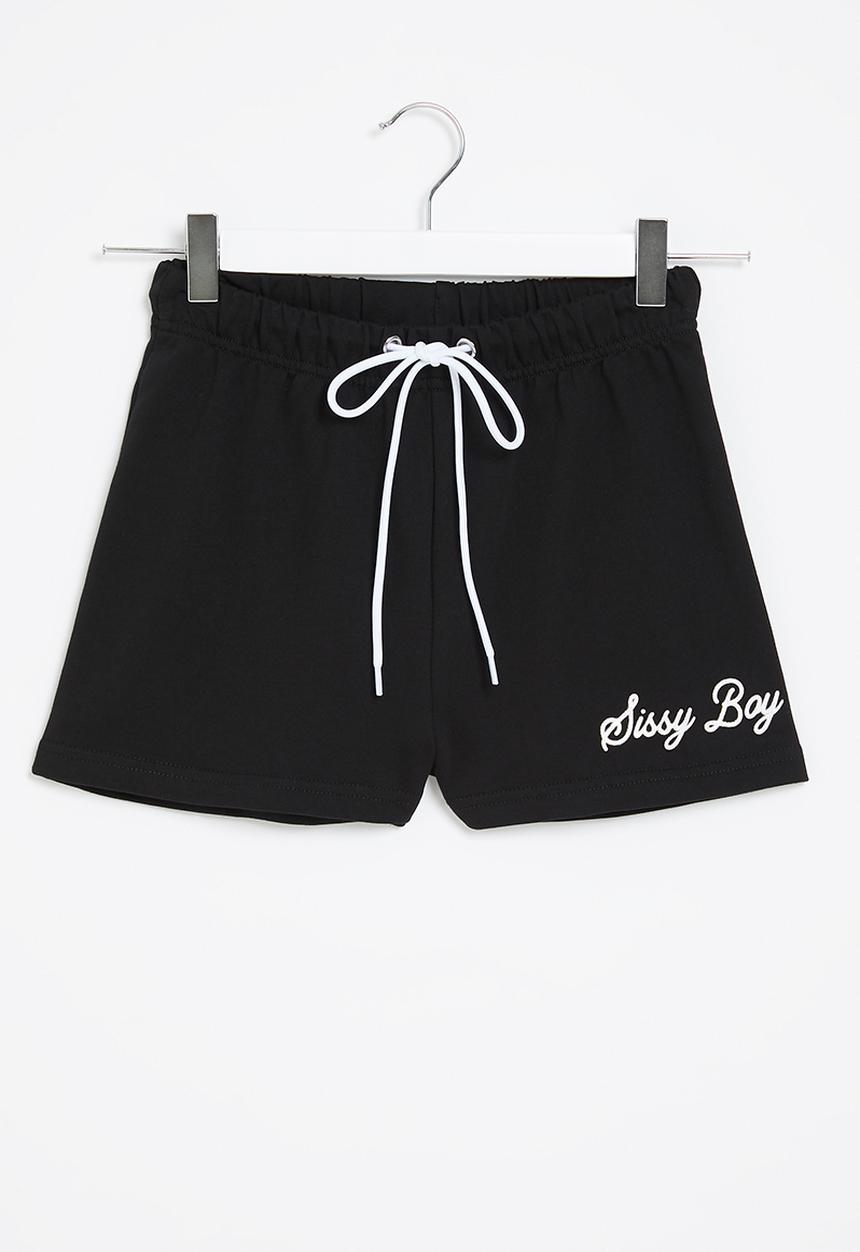 SISSY BOY - Shorts with elasticated shortsband - black
