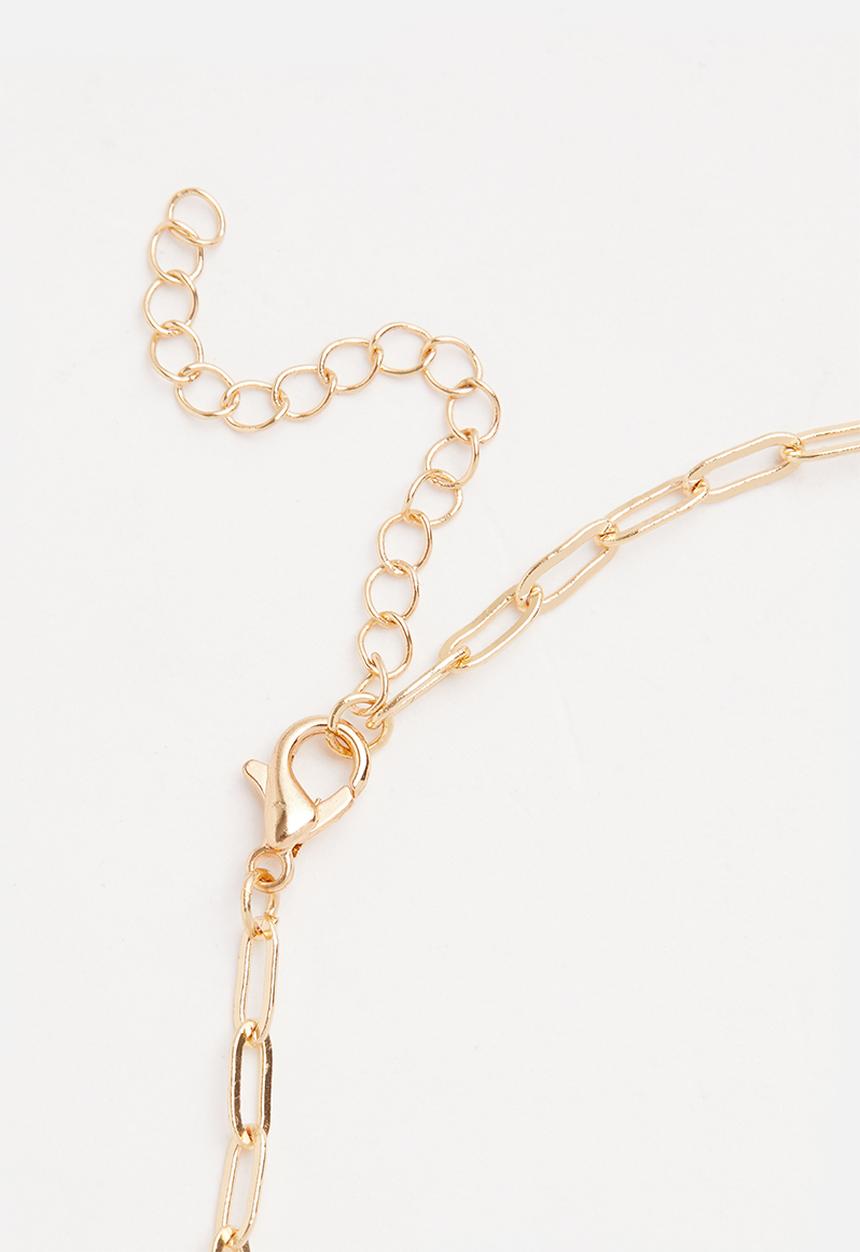 Superbalist - Jasmine layered necklace - gold & silver