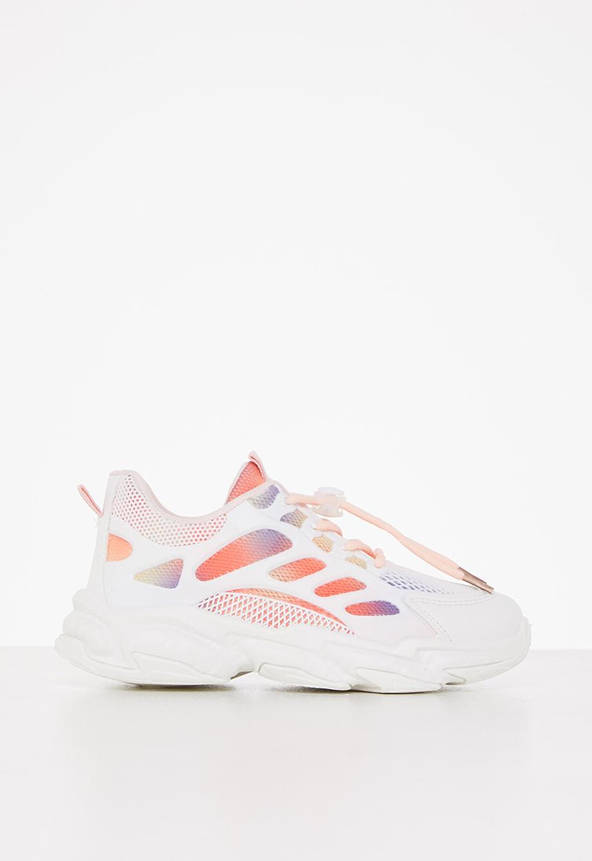 Pop Candy - Girls chunky sneaker - white & pink