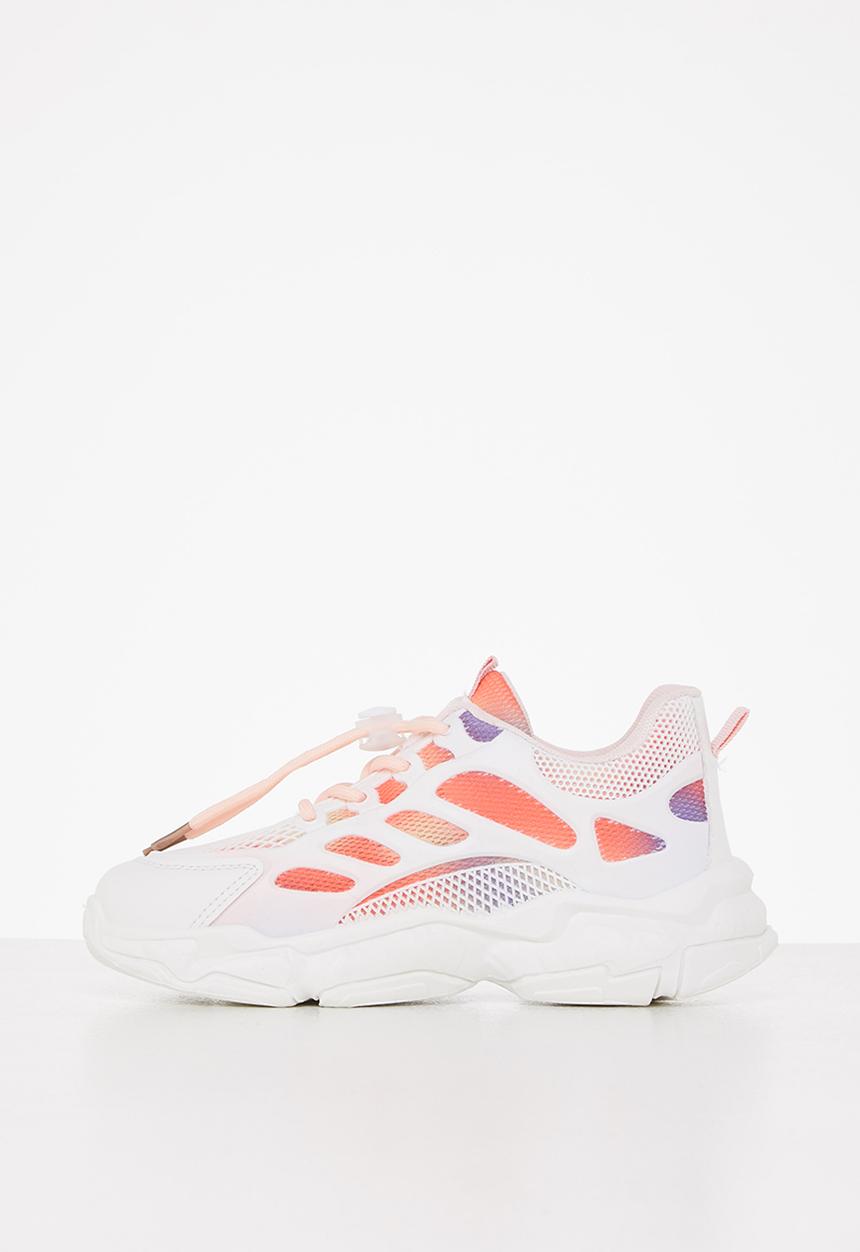 Pop Candy - Girls chunky sneaker - white & pink