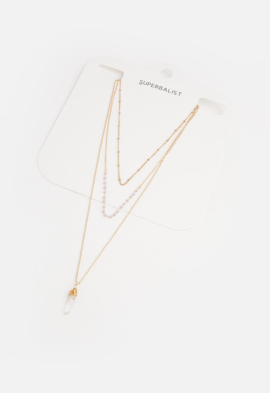 Superbalist - Halle multi-layered necklace - gold