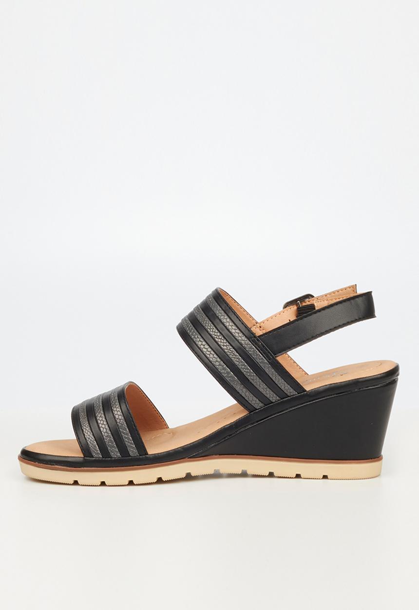 Butterfly Feet - Yasheel 4 wedge heel - black
