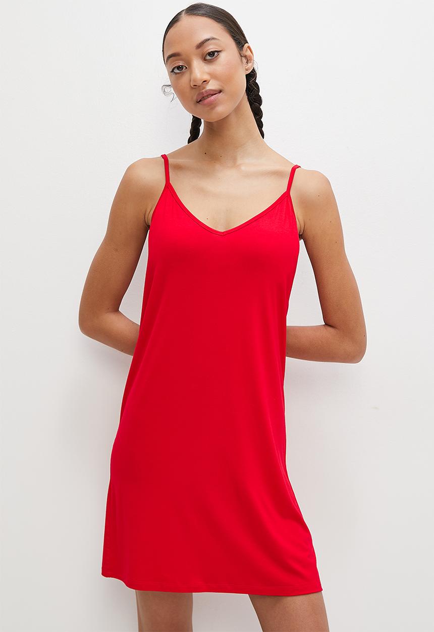 Superbalist - Knit night dress - red