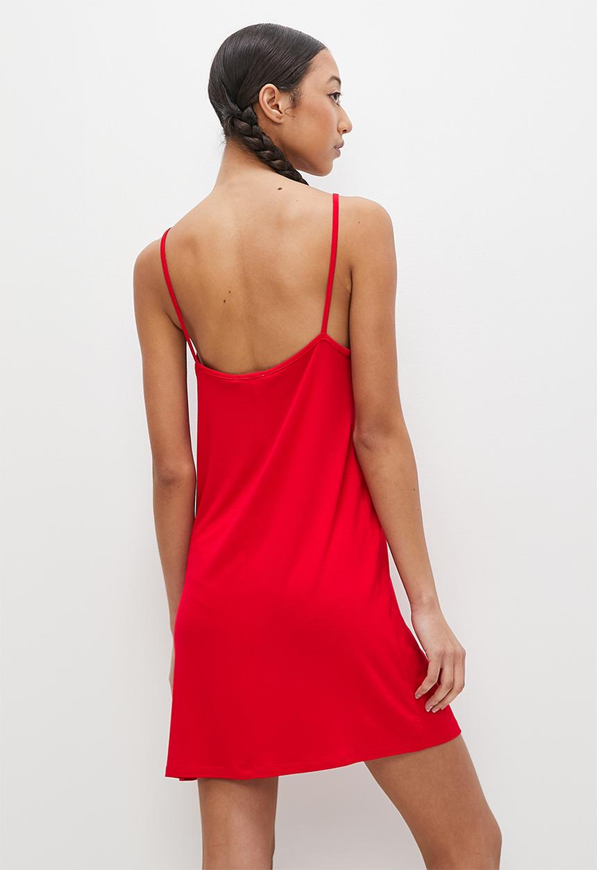 Superbalist - Knit night dress - red