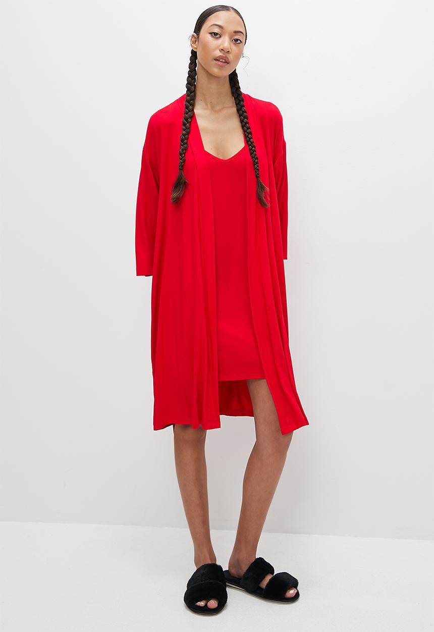 Superbalist - Knit night dress - red