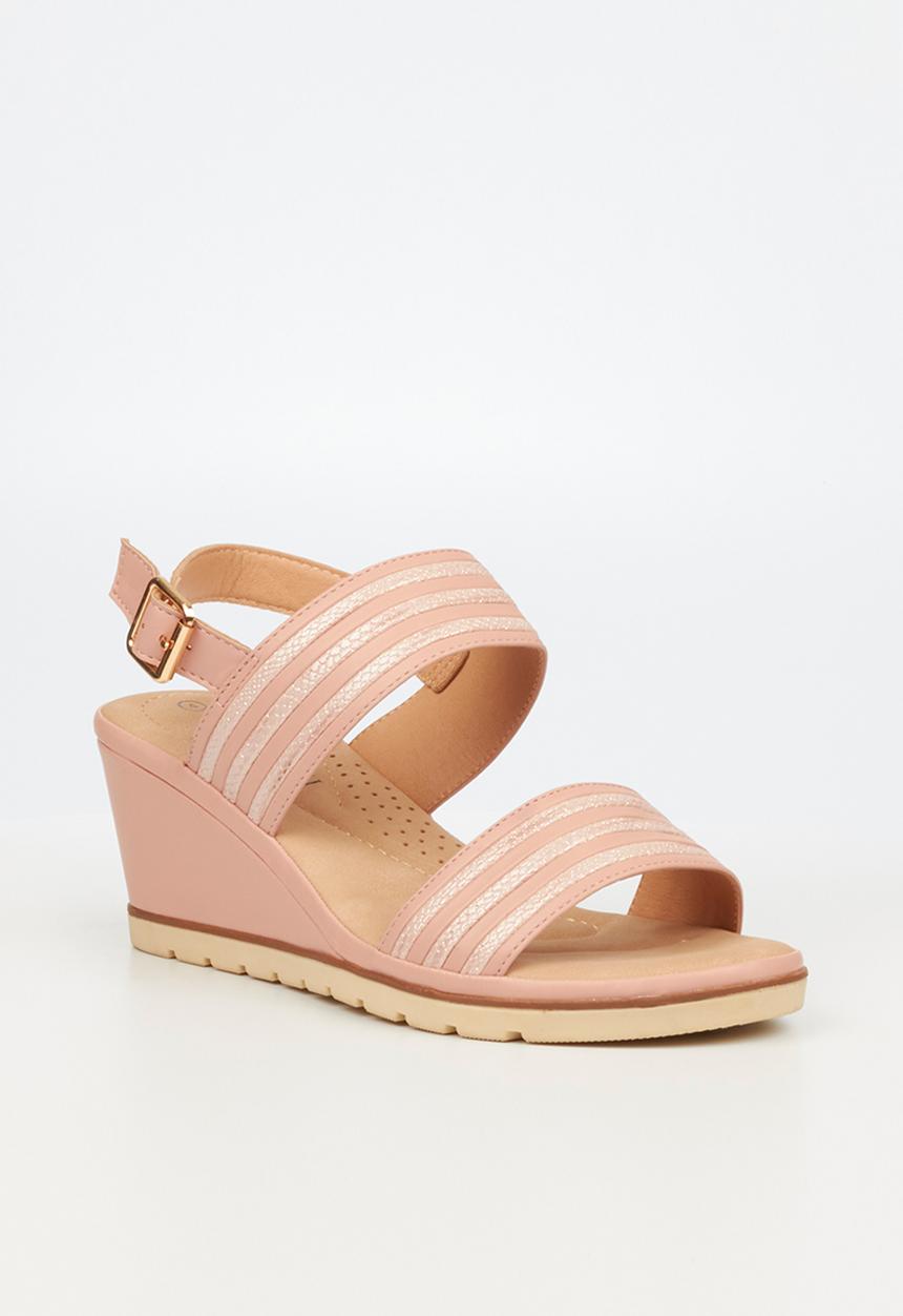 Butterfly Feet - Yasheel 4 wedge heel - pink