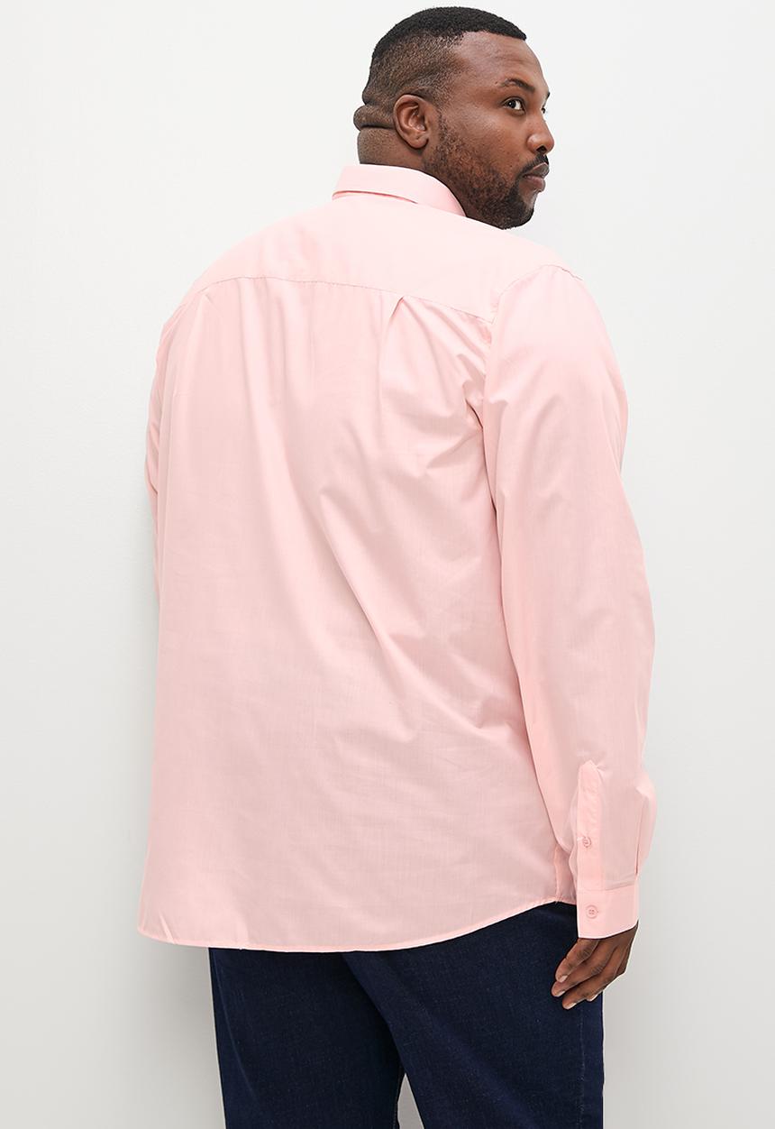 Superbalist - Plus easy care regular fit shirt - quartz
