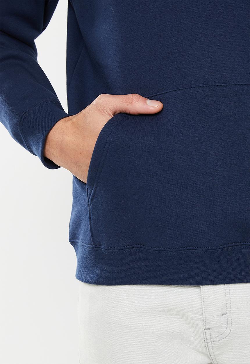 Converse - Standard fit centre front chuck patch core po hoodie bb - obsidian