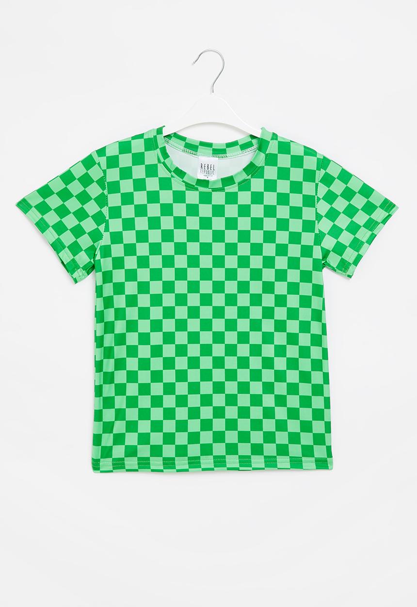 Rebel Republic - Girls oversized tee - green