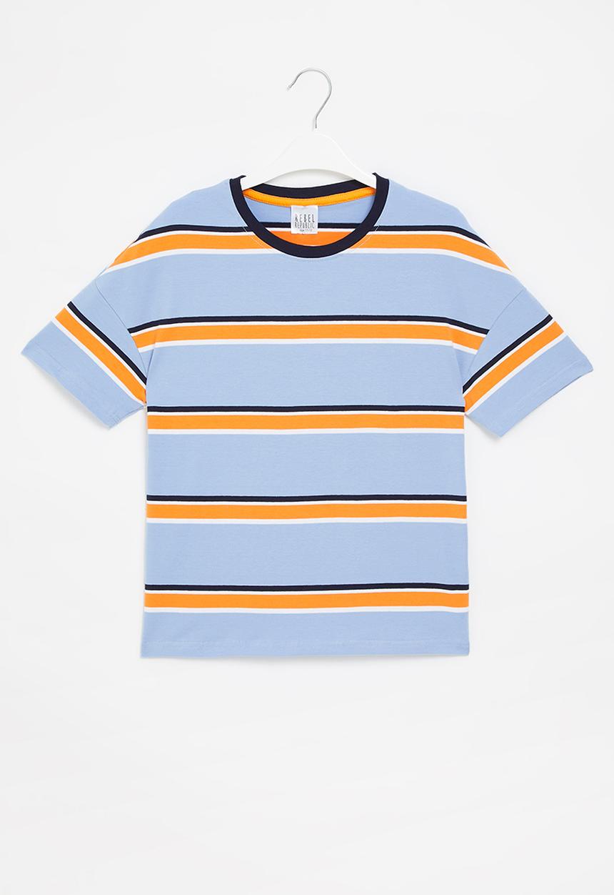 Rebel Republic - Boys stripe tee - multi