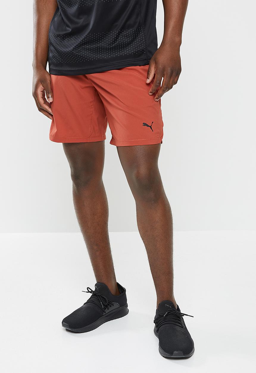 PUMA - Studio Woven 7" Training Shorts - chilli oil