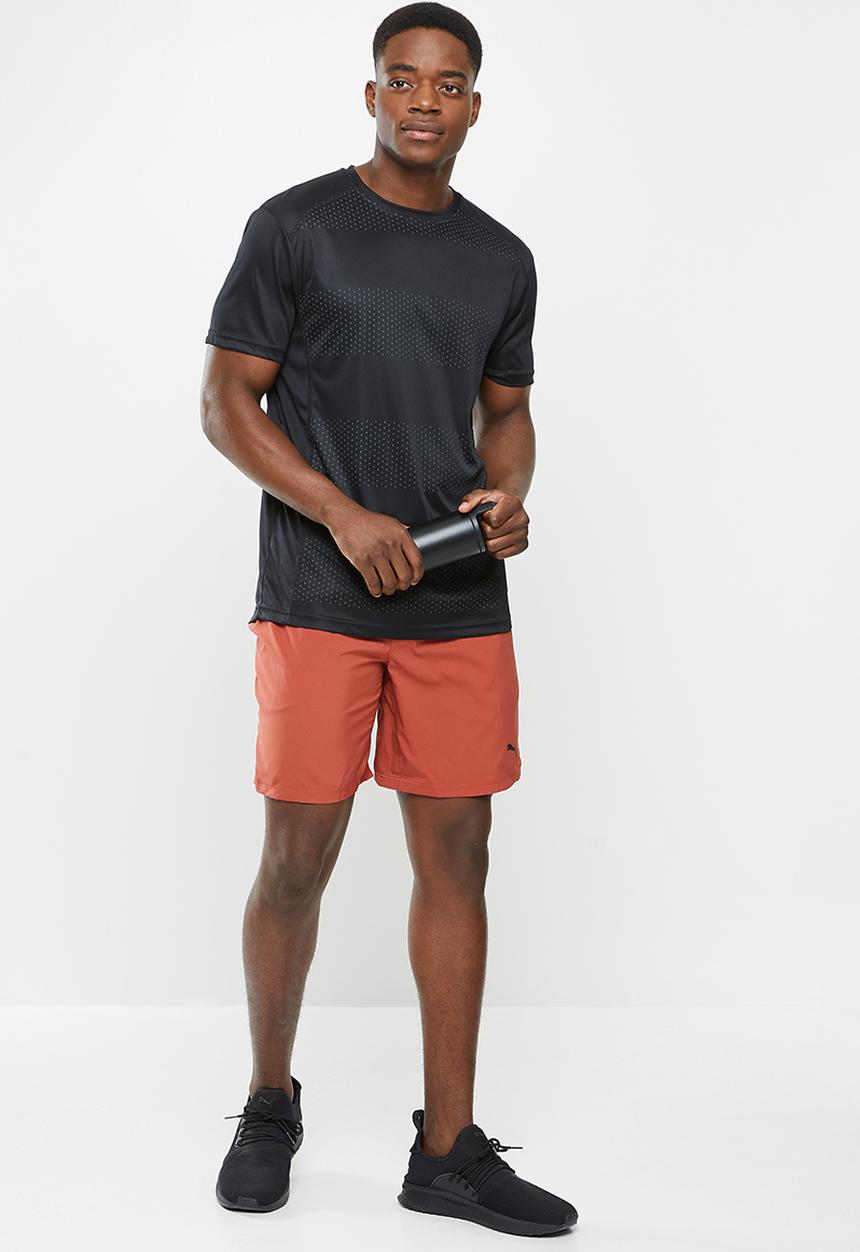 PUMA - Studio Woven 7" Training Shorts - chilli oil