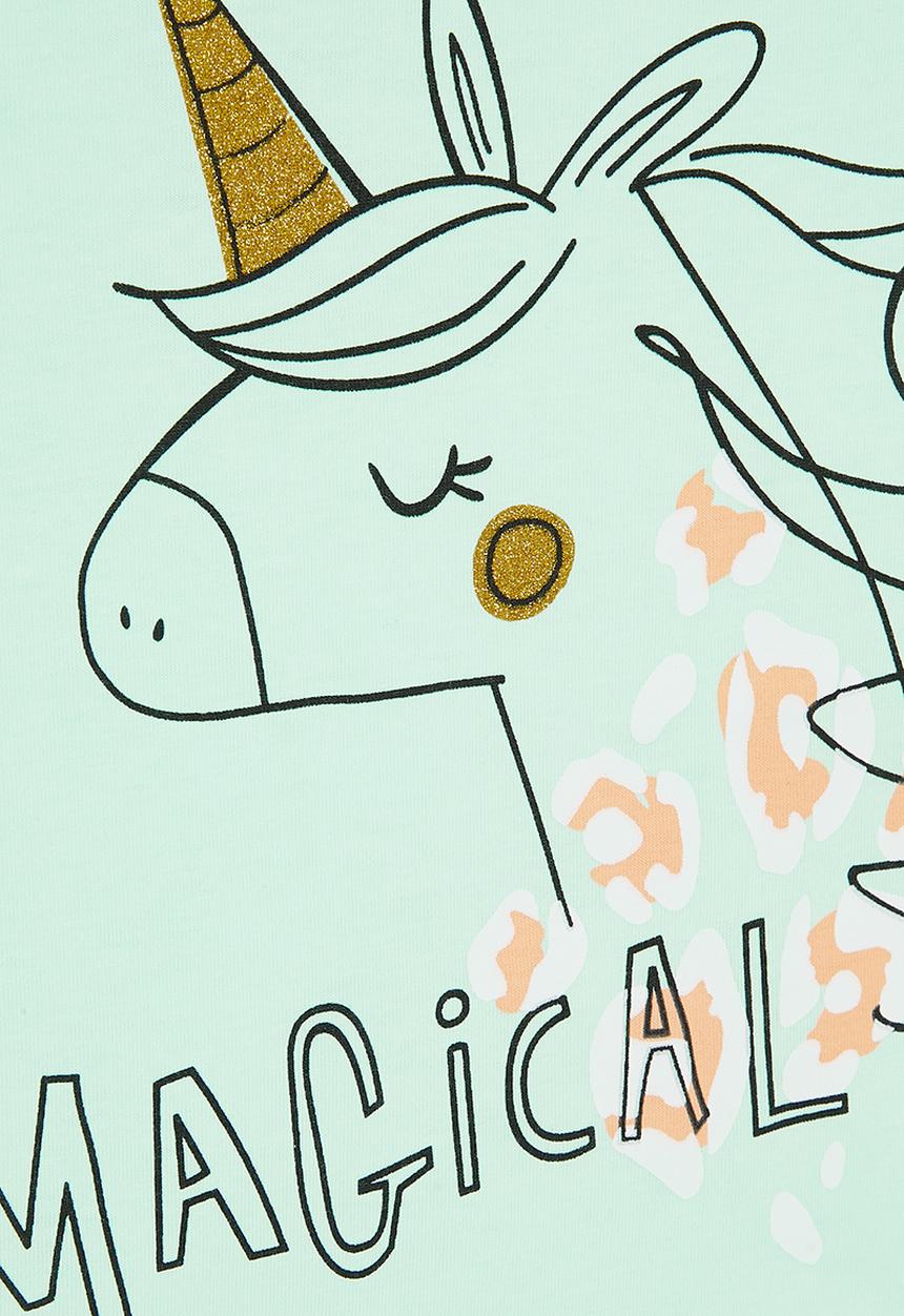 Pop Candy - Magical unicorn tee - mint