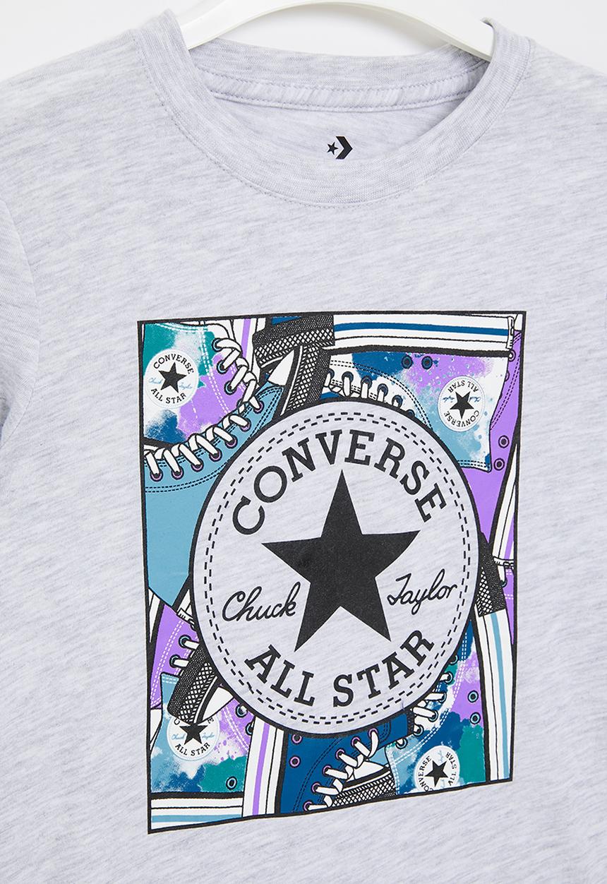 Converse - Cnvb sneaker box fill long sleeve - light grey