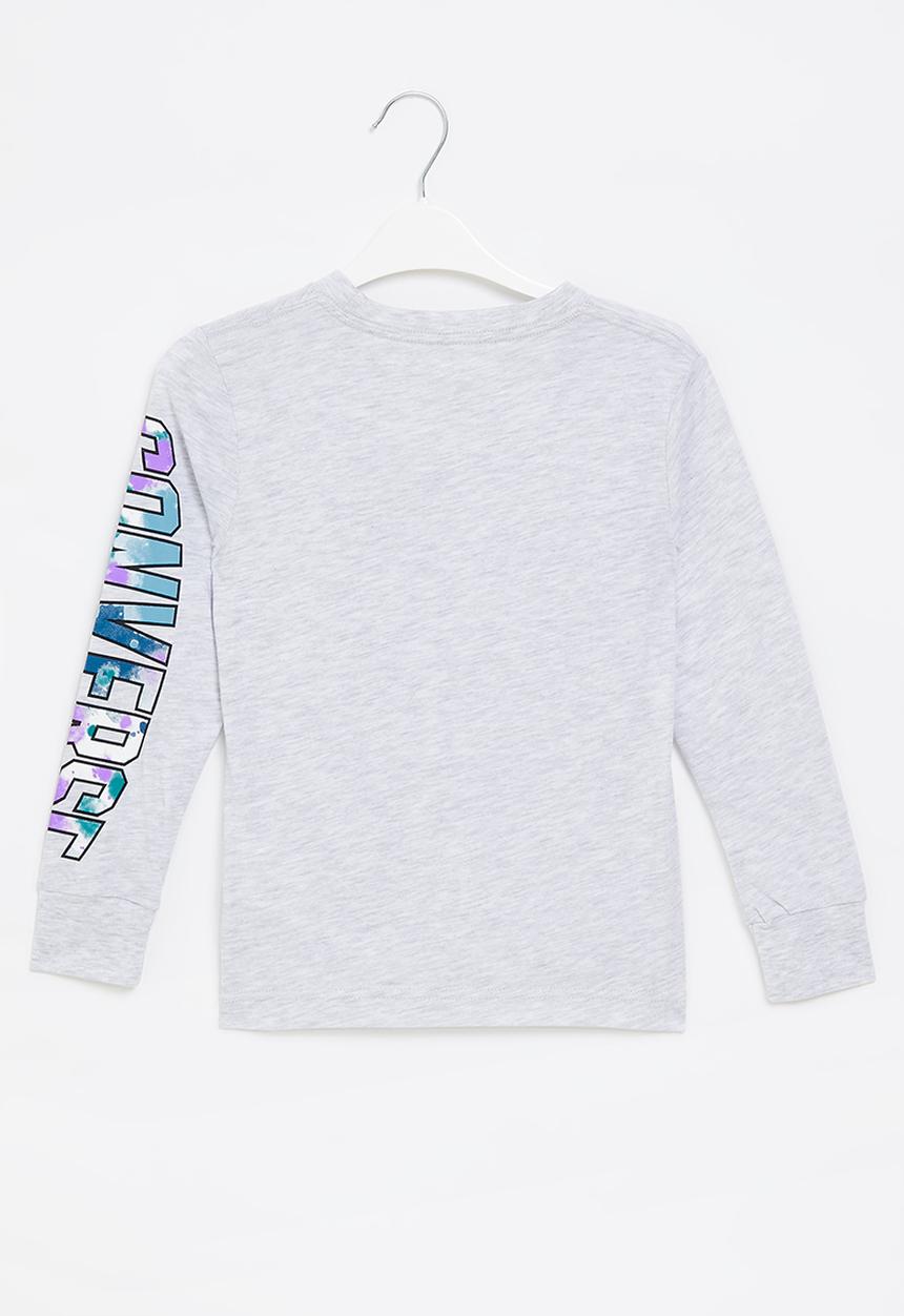 Converse - Cnvb sneaker box fill long sleeve - light grey