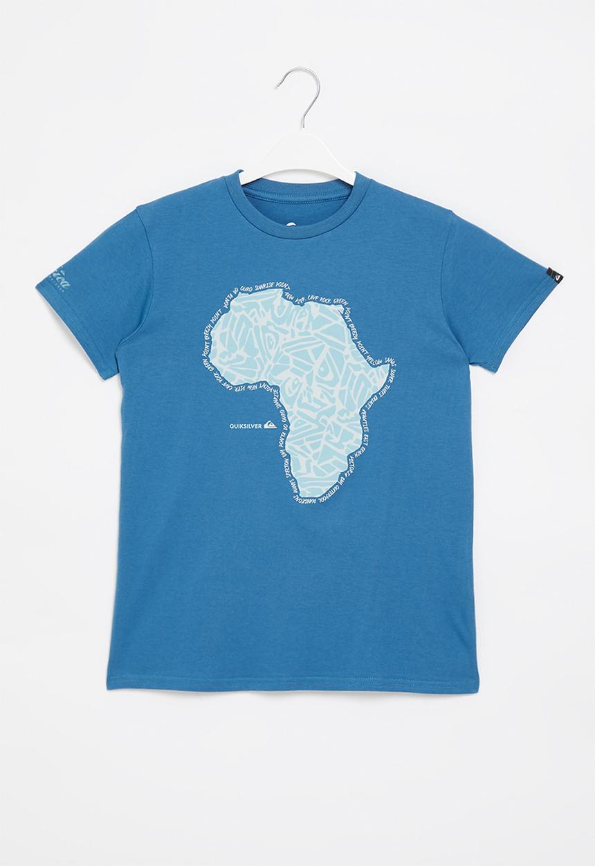 Quiksilver - Af breaks short sleeve tee - blue