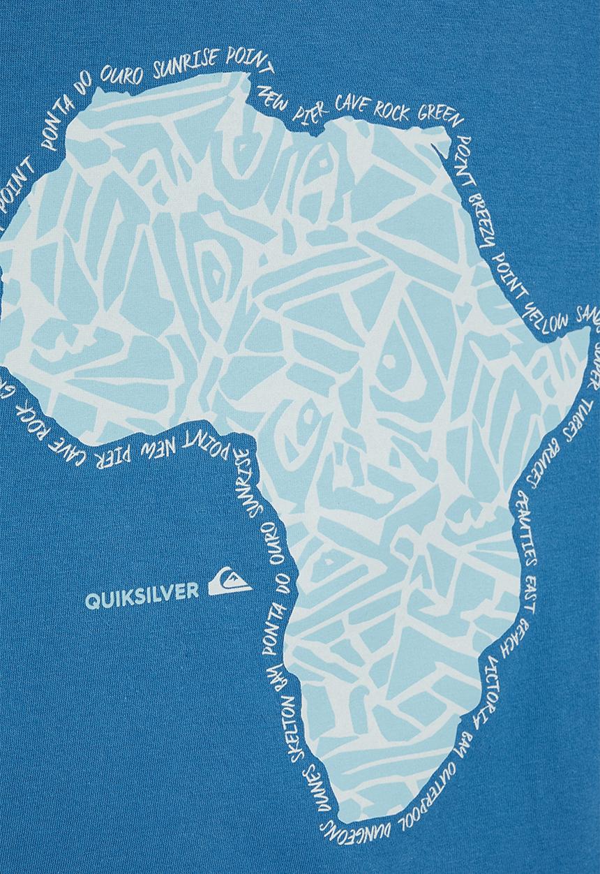 Quiksilver - Af breaks short sleeve tee - blue