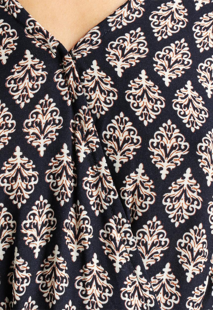Glamorous - Border Print Playsuit