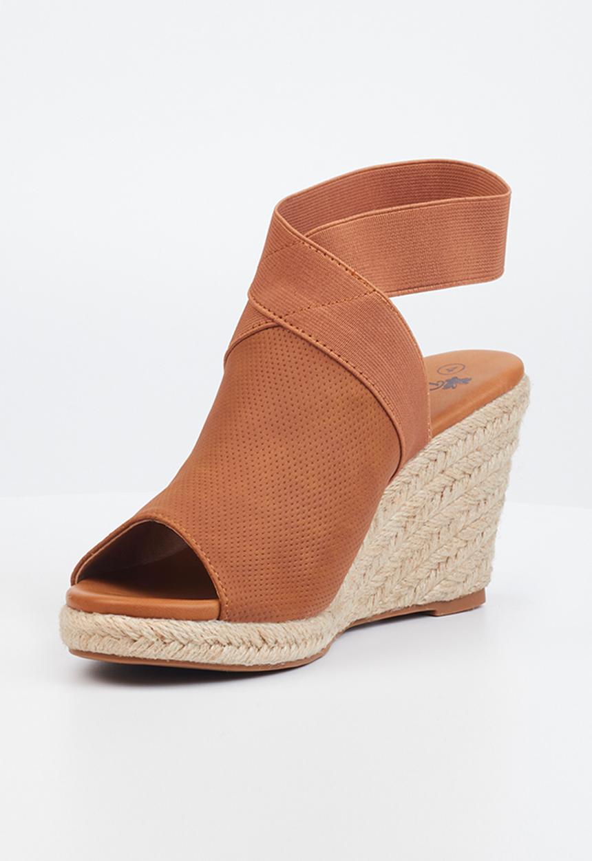 Butterfly Feet - Drayco 1 espadrille wedge heel - tan