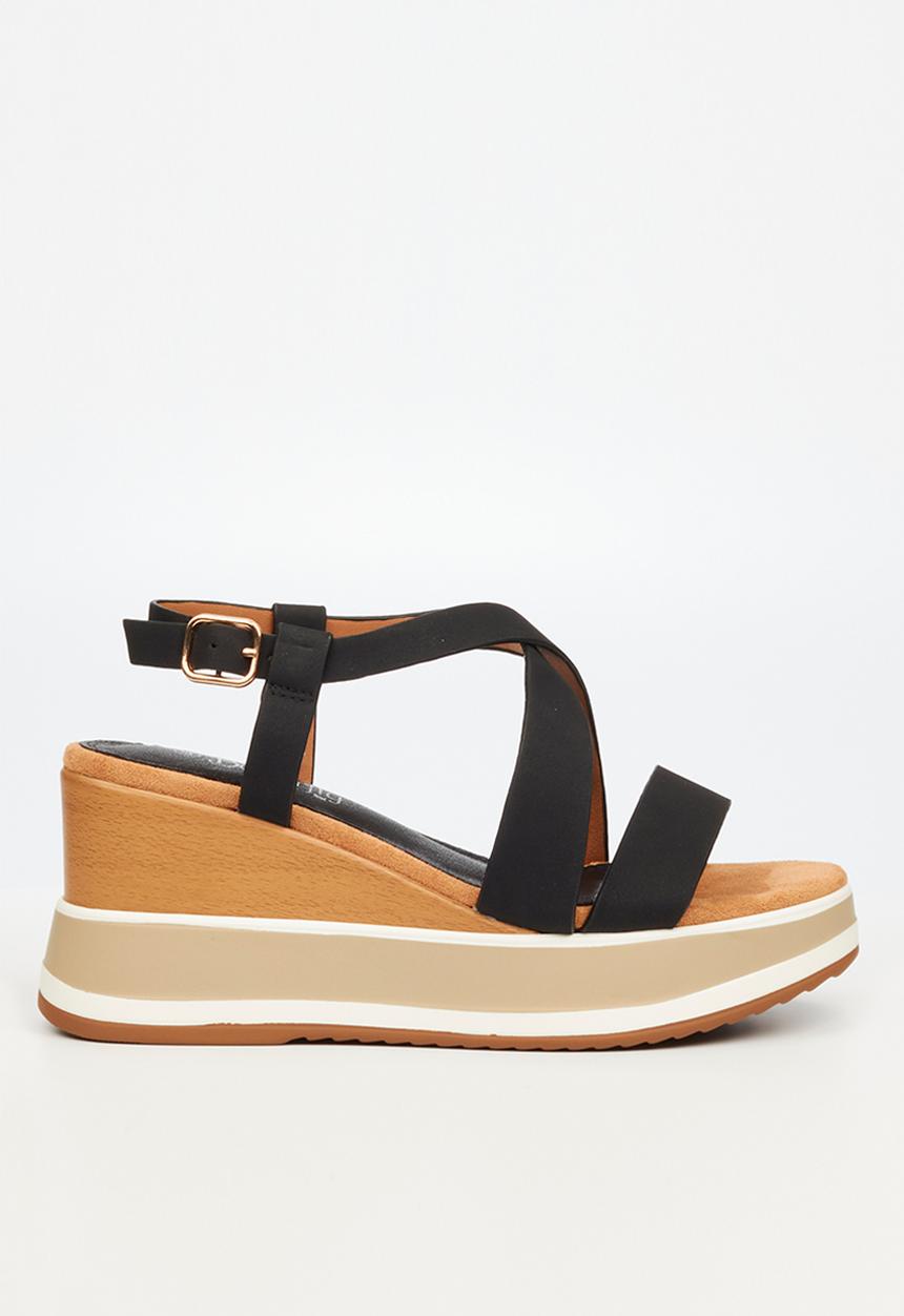 Butterfly Feet - Julie 2 wedge heel - black
