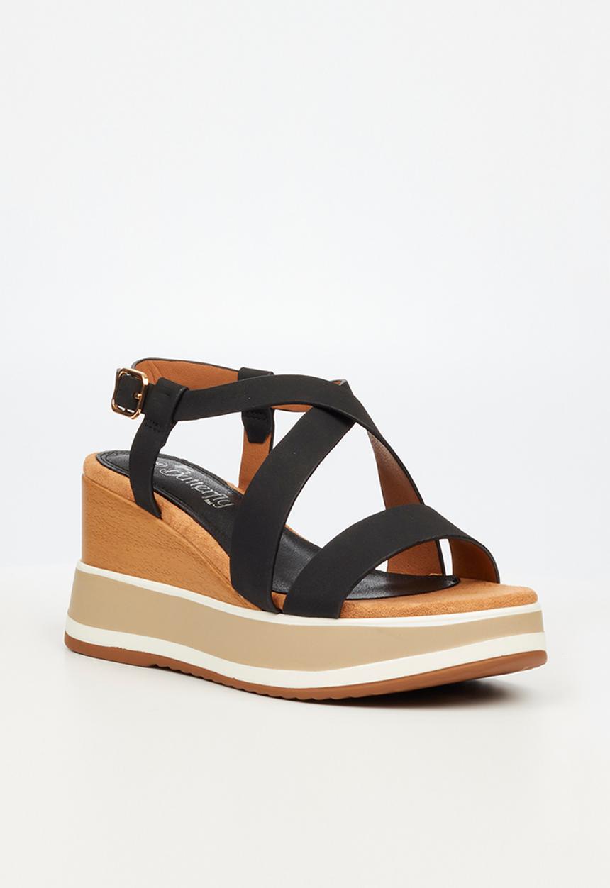 Butterfly Feet - Julie 2 wedge heel - black