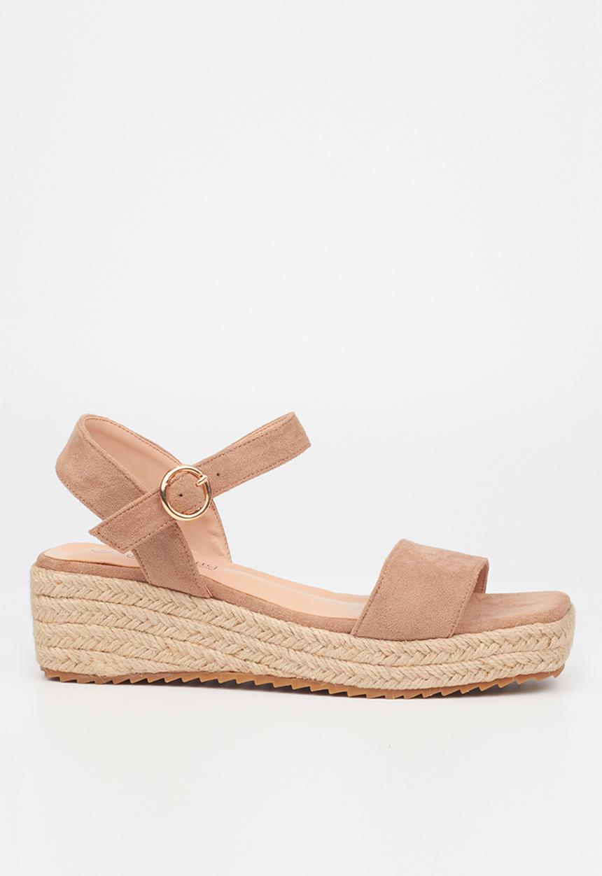 Butterfly Feet - Holly 2 flatform espadrille sandal - taupe