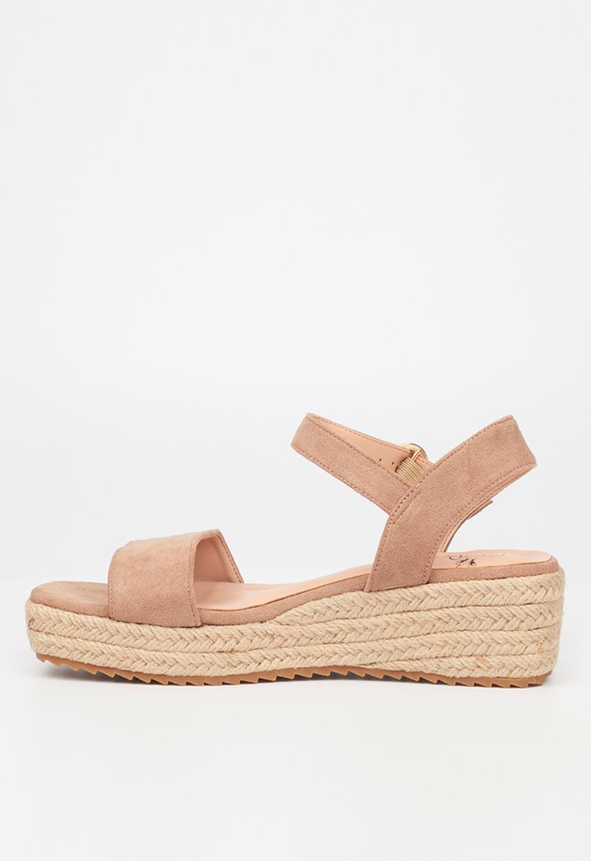 Butterfly Feet - Holly 2 flatform espadrille sandal - taupe
