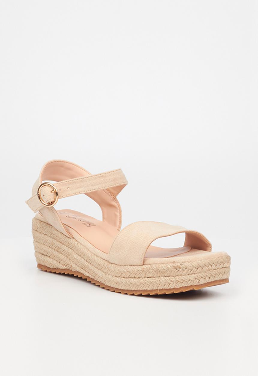 Butterfly Feet - Holly 2 flatform espadrille sandal - neutral