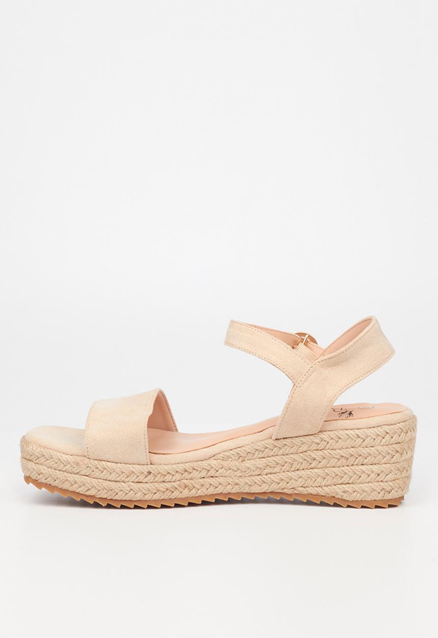 Butterfly Feet - Holly 2 flatform espadrille sandal - neutral