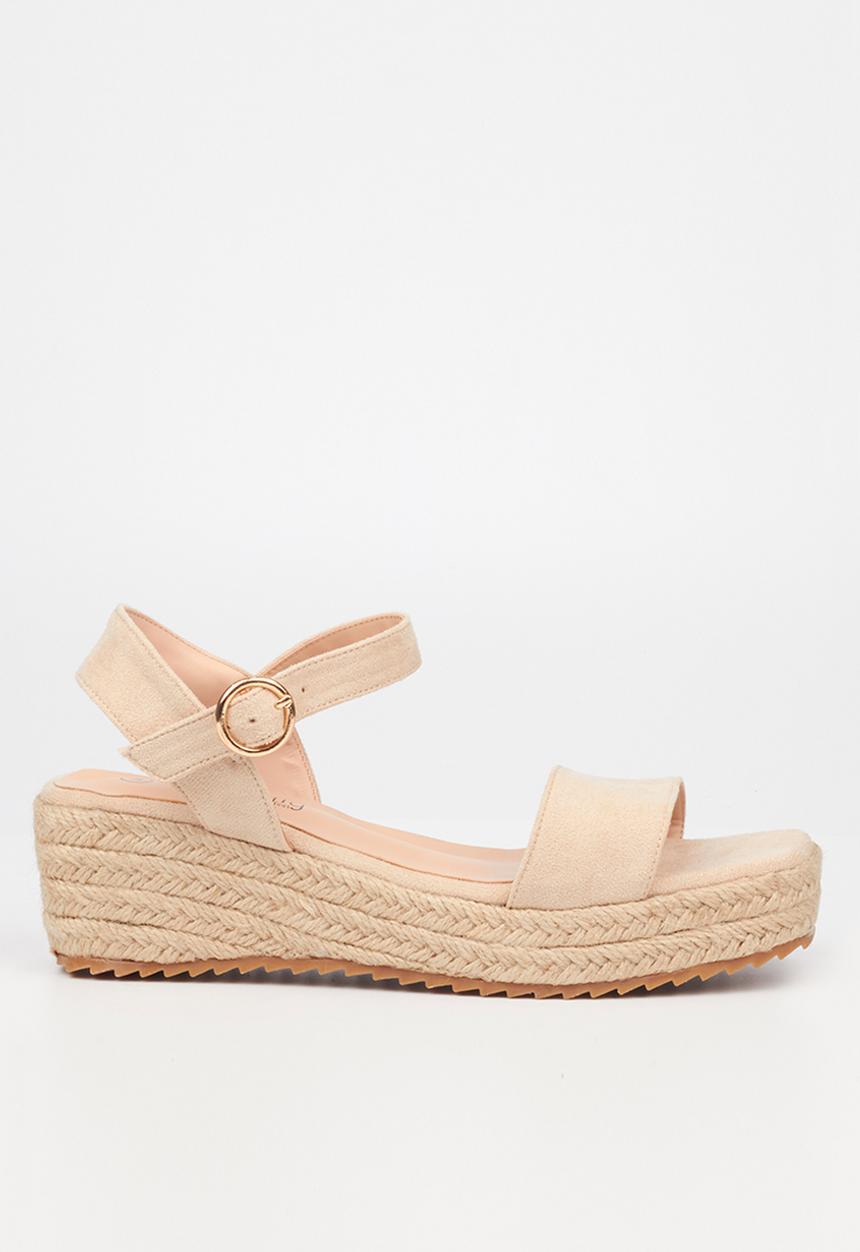 Butterfly Feet - Holly 2 flatform espadrille sandal - neutral