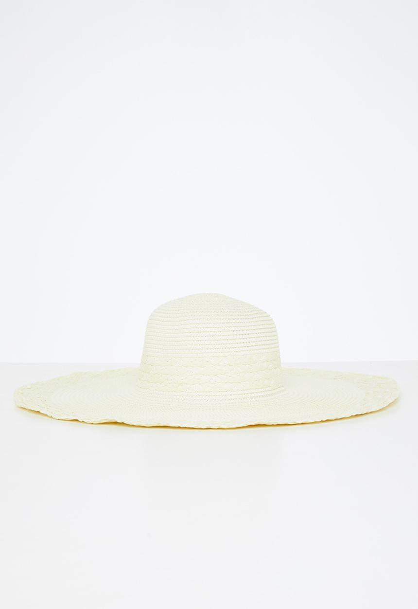 edit - Davina wide brim sun hat - natural