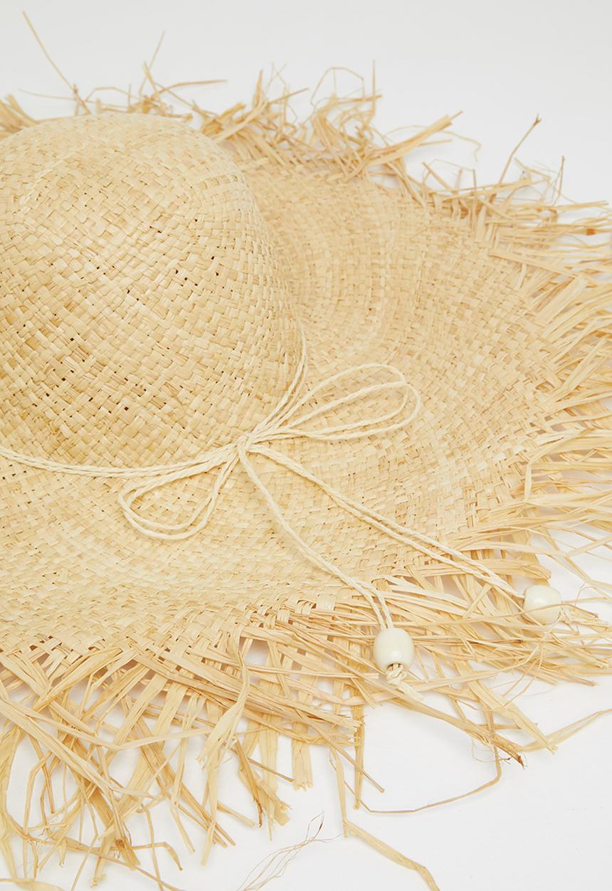 Superbalist - Jade wide brim sun hat - cream