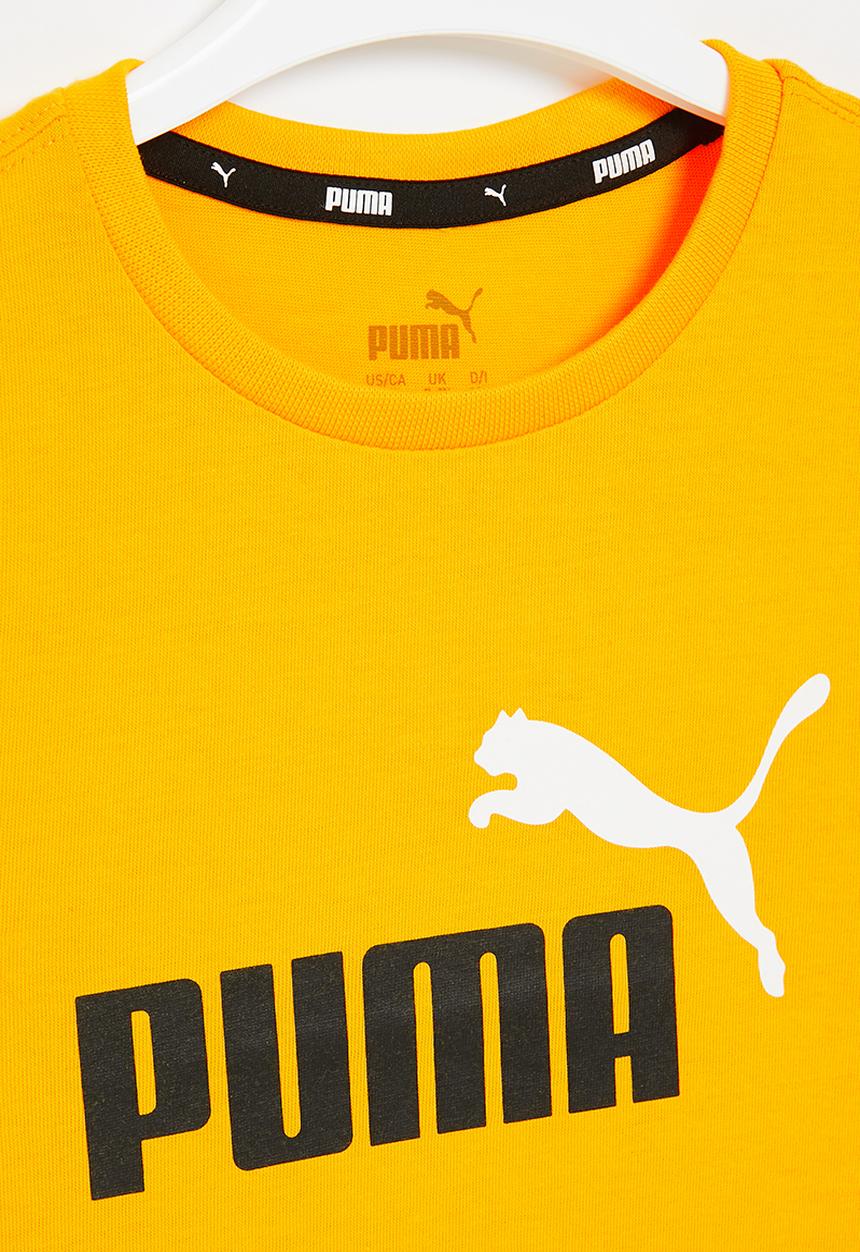PUMA - Ess+ 2 col logo tee b - tangerine