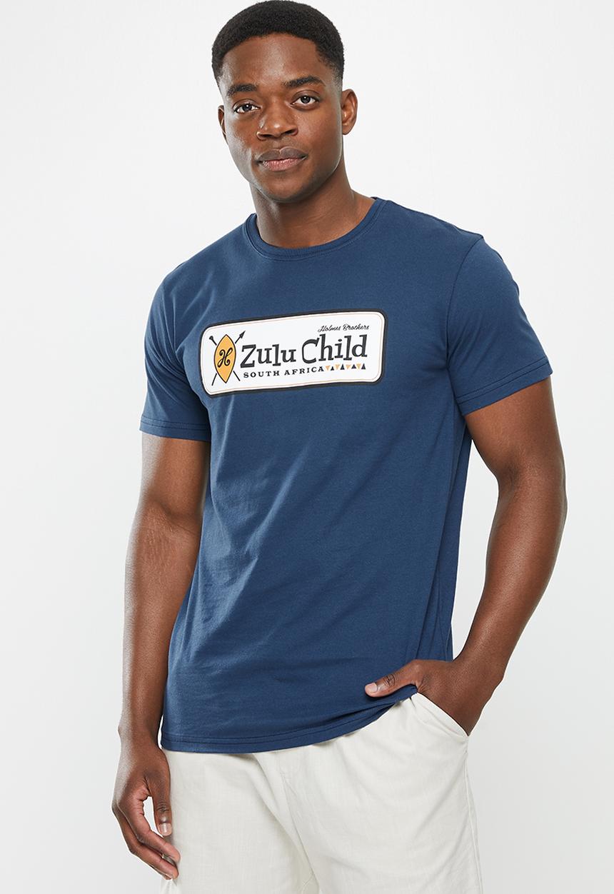Holmes Bro's - Zulu child short sleeve tee - french navy