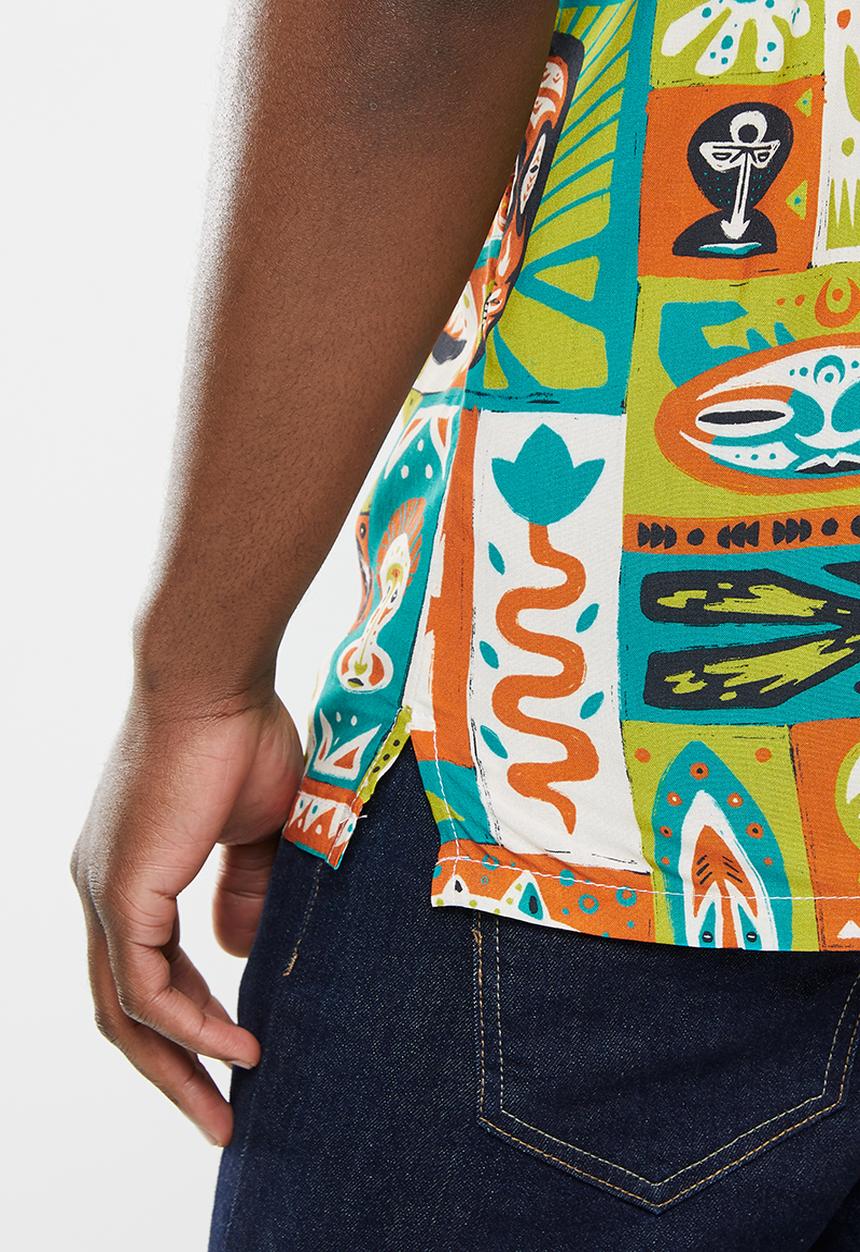 Holmes Bro's - Voodoo short sleeve shirt - rust