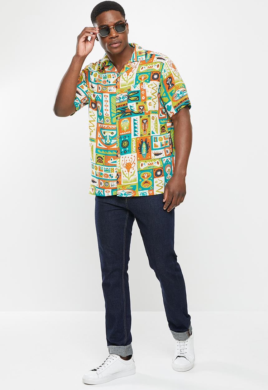 Holmes Bro's - Voodoo short sleeve shirt - rust
