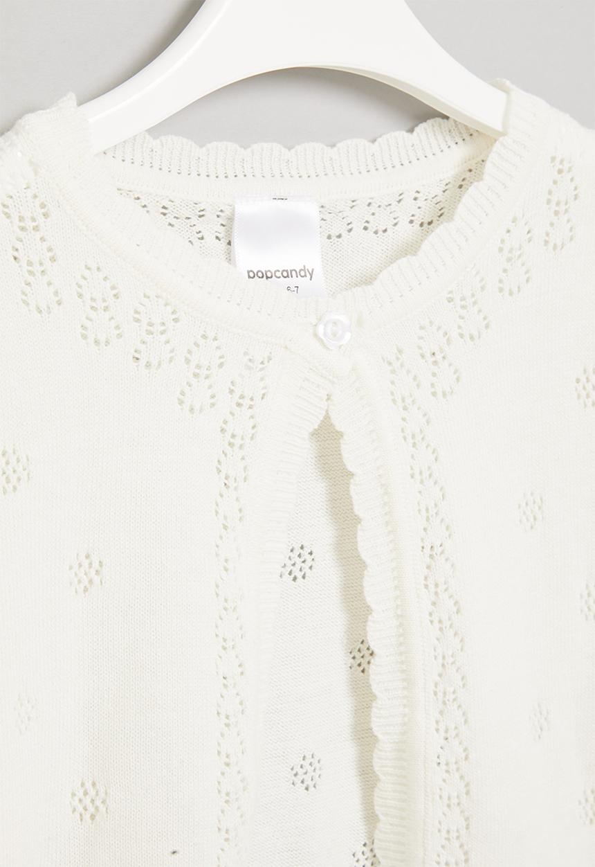 Pop Candy - Girls cardigan - white